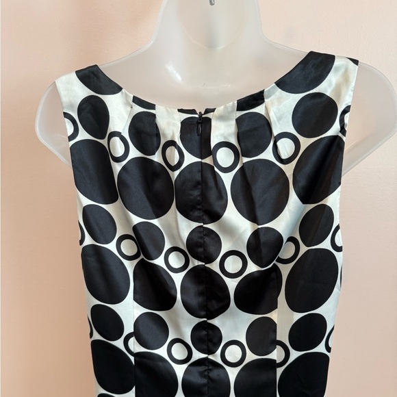 I.C.E. Black & White Polka Dot Sleeveless Y2K Dress Size 12 - Picture 7 of 13